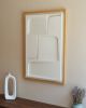 No. 09 Japandi Plaster Wall Relief - Scandinavian Neutral Decor | Wall Sculpture in Wall Hangings by Joseph Aurelius