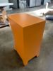 Reversible Side Table - Left Handed - Tangerine Paint | Tables by Dust Furniture