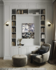 Aqua High Wave Wall Décor Silver | Decorative Objects by PlusObject