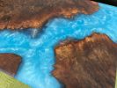Claro Walnut Burl Resin River Coffee Table | Tables by Carlberg Design. Item composed of walnut & steel compatible with mid century modern and modern style