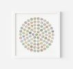Vintage California Map Dots Collage, Circle | Paintings by Amelia Coward