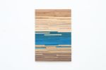 Transition Blue, 22"x32" | Wall Sculpture in Wall Hangings by Craig Forget. Item composed of oak wood compatible with mid century modern and contemporary style
