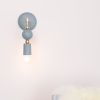 Beaded Sconce: Sphere | Sconces by Pigeon Toe Ceramics. Item composed of brass & ceramic