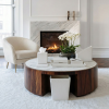 Tufted with Stainless Steel Room Set | Decorative Objects by Rikan