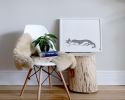 Woodhouse Stretching - White Edition | Work by The Ugly Cat Studio