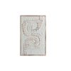 Handwoven Wool Jute Wall Art, Ivory Textured Panel, Modern Boho Framed Decor | Wall Hangings by Swiflo