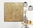 Gold leaf art canvas painting golden 3d textured painting | Oil And Acrylic Painting in Paintings by Berez Art. Item composed of canvas compatible with minimalism and contemporary style