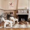 Arco Lounge Chair Boucle White | Work by District Loom