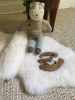 Small White Nursery Pelt | Small Rug in Rugs by East Perry. Item made of fabric