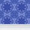 Sargassum Seaweed Pattern - Blues | Wallpaper in Wall Treatments by Sean Martorana. Item made of paper