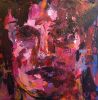 portrait in red | Oil And Acrylic Painting in Paintings by Eric Farache Artist