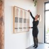 3-Dimensional Fiber Artwork - SERENITY | Wall Hangings by Rianne Aarts / Teddy and Wool Studio