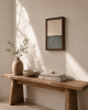 COASTLINE II - Framed-Collection | Wall Hangings by Rianne Aarts / Teddy and Wool Studio. Item made of cotton & fiber