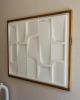 No. 04 Japandi Plaster Wall Relief - Scandinavian Neutral Decor | Wall Sculpture in Wall Hangings by Joseph Aurelius