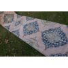 Vintage Turkish Oushak Extra Long Runner With Modern Style | Runner Rug in Rugs by Vintage Pillows Store. Item made of cotton with fiber