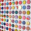 Three Hundred And Twenty Four Splash Dots Painting With Gold Leaf 2 | Collage in Paintings by Amelia Coward