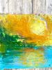 Sunset Shore | Mixed Media in Paintings by Susan Wallis. Item compatible with contemporary and modern style