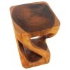 Haussmann® Wood Vine Twist Stool Accent Table 14 in x 23 in | Chairs by Haussmann®