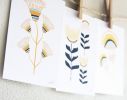 3 Print Set - Desert Flowers | Prints by Leah Duncan. Item composed of paper in mid century modern or contemporary style