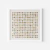Two Hundred and Fifty Six London Map Dots Collage With Gold Leaf | Paintings by Amelia Coward
