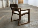 Minimalist Hardwood Lounge Chair: Modern Accent Armchair, Handmade in USA | Chairs by Marco Bogazzi