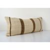 Extra Long Hippie Bedding Kilim Pillow Cover, Wool Farmhouse | Cushion in Pillows by Vintage Pillows Store
