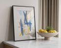 Slate 3 | Original Framed Abstract Paper Painting | Oil And Acrylic Painting in Paintings by Abby May