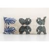 15" x 33" Ikat Elephant Pillow Pillow Cover - Silk Bedding | Sham in Linens & Bedding by Vintage Pillows Store. Item composed of cotton and fiber