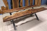 Epoxy Resin Table - Epoxy Kitchen Dining Table, Resin Table | Tables by LuxuryEpoxyFurniture. Item composed of wood and synthetic