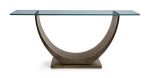 Marseilles Console Table | Tables by Greg Sheres. Item composed of wood and glass