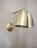 Kitchen Double Adjustable Wall Light - Industrial Sconce | Sconces by Retro Steam Works. Item composed of brass in industrial style