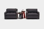 Up One Seater | Armchair in Chairs by ARTLESS | Los Angeles in Los Angeles. Item composed of walnut and fabric