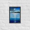 Framed Print - Nocturned - Moonlit Sea by Night | Work by EMAN K
