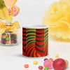 Coffee Mug - No Brake Zone - Op Art Geometric Motion | Work by Eman's Gallery