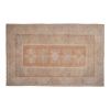 Vintage Turkish Milas Oushak Handknotted Rug 6'8" X 10'4" | Area Rug in Rugs by Vintage Pillows Store. Item composed of cotton and fiber