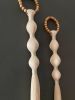 Macrame Wall Hanging with Wooden Beads | Boho Tassel Wall Decor | Scandinavian Fiber Art | Handmade Modern Tapestry | Minimal Home Decor | Wall Hangings by İnanç Yılmaz