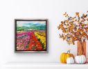 Flowers in Perspective | Oil And Acrylic Painting in Paintings by Checa Art. Item composed of canvas