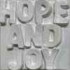 Hope And Joy 4" x 4" | Mixed Media in Paintings by Emeline Tate. Item made of canvas & synthetic