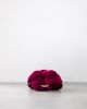 (M) Burgundy Knot Floor Cushion | Ottoman in Benches & Ottomans by Knots Studio