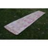 Handknotted Faded Turkish Oushak Runner - Stair Carpet | Runner Rug in Rugs by Vintage Pillows Store. Item made of cotton with fiber