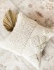 Handwoven ivory boho pillow cover | Pillows by Willona and Loom. Item made of cotton