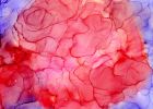 heart of fire | abstract art original | Watercolor Painting in Paintings by Megan Spindler