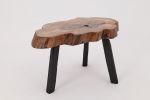 Logniture, Rustic Sculptural Coffee Table, Walnut & Burnt Black Oak, Unique | Tables by Logniture