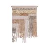 Handwoven Wool Jute Wall Hanging, Rustic Boho Tapestry, Farmhouse Decor | Wall Hangings by Swiflo