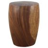 Haussmann® Wood Merlot End Table 15 D x 20 inch High Walnut | Tables by Haussmann®