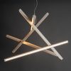 Nebula 5 | Chandeliers by Next Level Lighting. Item composed of wood