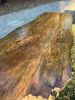 Custom order Louisiana sinker cypress solid slab dinning table | Dining Table in Tables by Pelican State Woodworks
