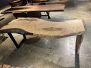 Epoxy Coffee Table with Clear Resin, Clear Epoxy Resin Table | Desk in Tables by Tinella Collection. Item made of wood with synthetic works with contemporary & art deco style