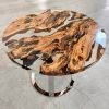 Epoxy River Olive Wood Coffee Table | Tables by Ironscustomwood. Item composed of wood and synthetic