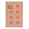 1960s Neutral Unusual Samarkand Uzbekistan Suzani - Ecru and | Tablecloth in Linens & Bedding by Vintage Pillows Store